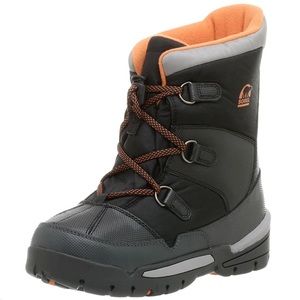 Sorel Snow Armor Boots Black Orange Winter Boots